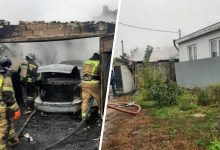 Фото - Житель Саратова сваркой спалил машину, гараж и поджег дом